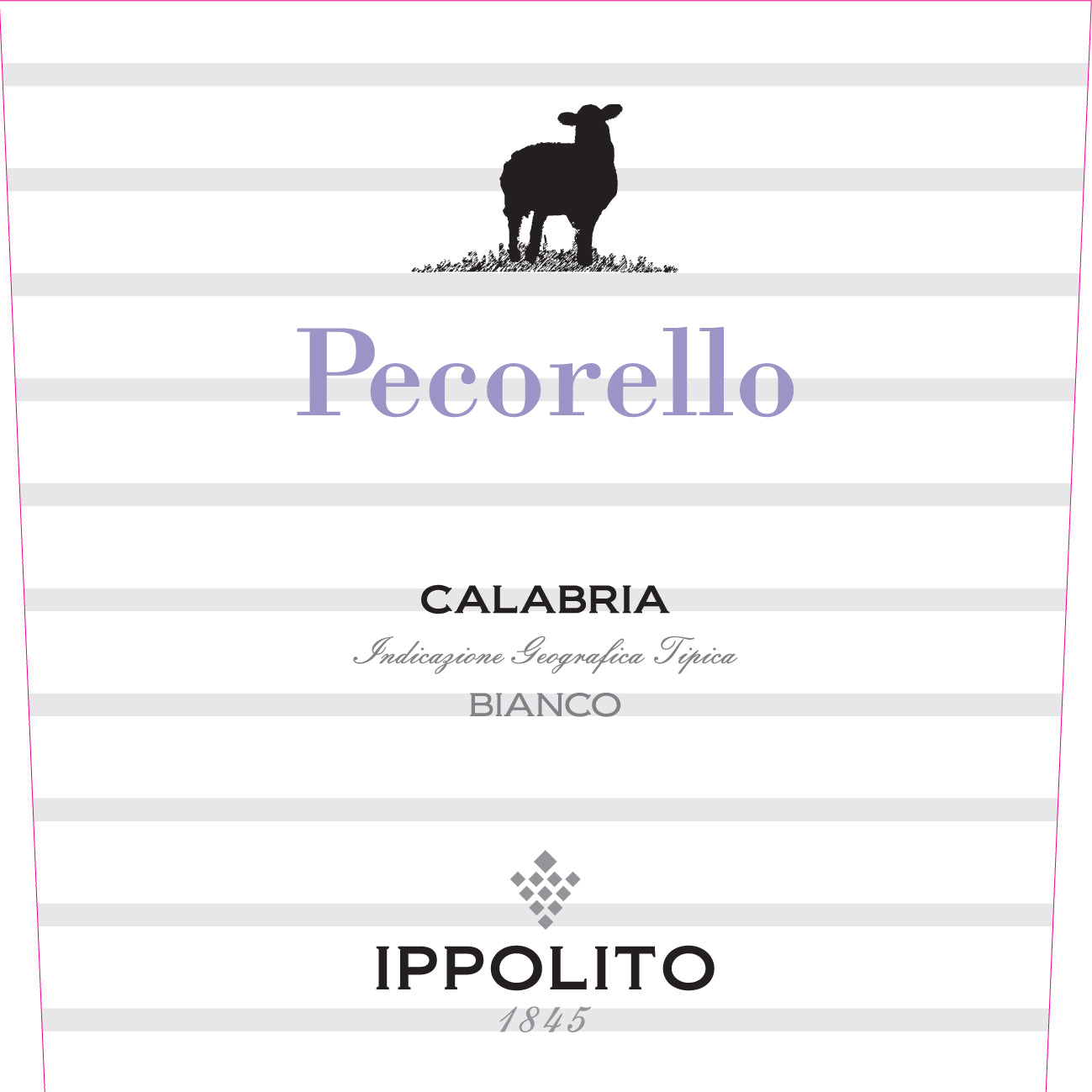 Ippolito Pecorello Wine Label