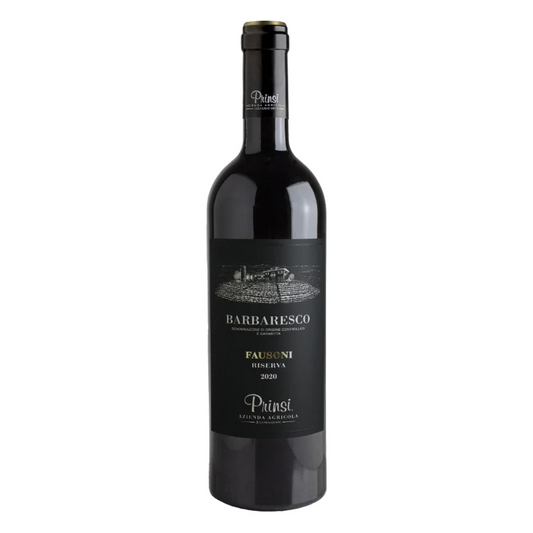 Prinsi Barbaresco Fausoni Riserva Wine Bottle