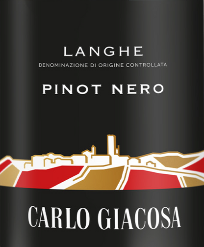 Carlo Giacosa Langhe Pinot Nero Wine Label