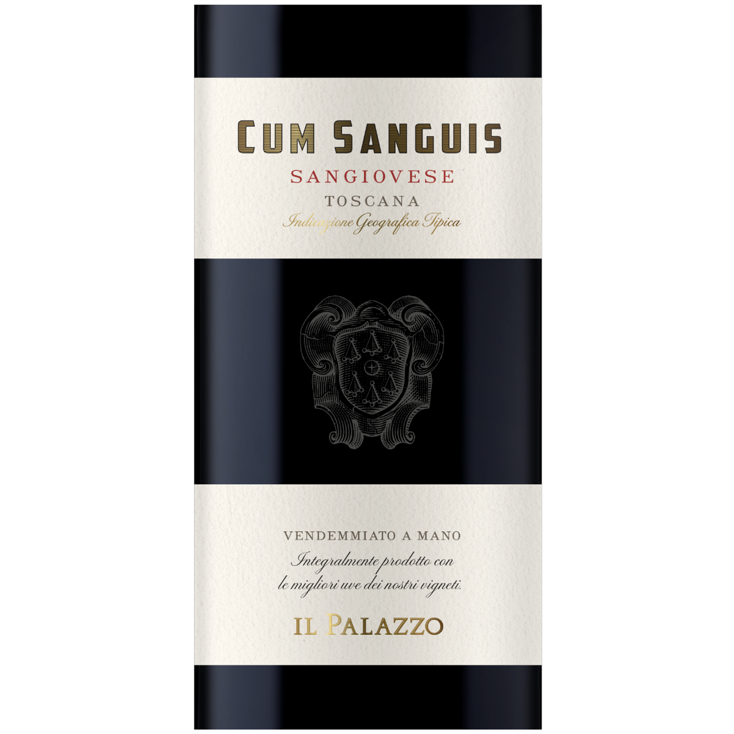 Il Palazzo wine bottle of Cum Sanguis Sangiovese Toscana