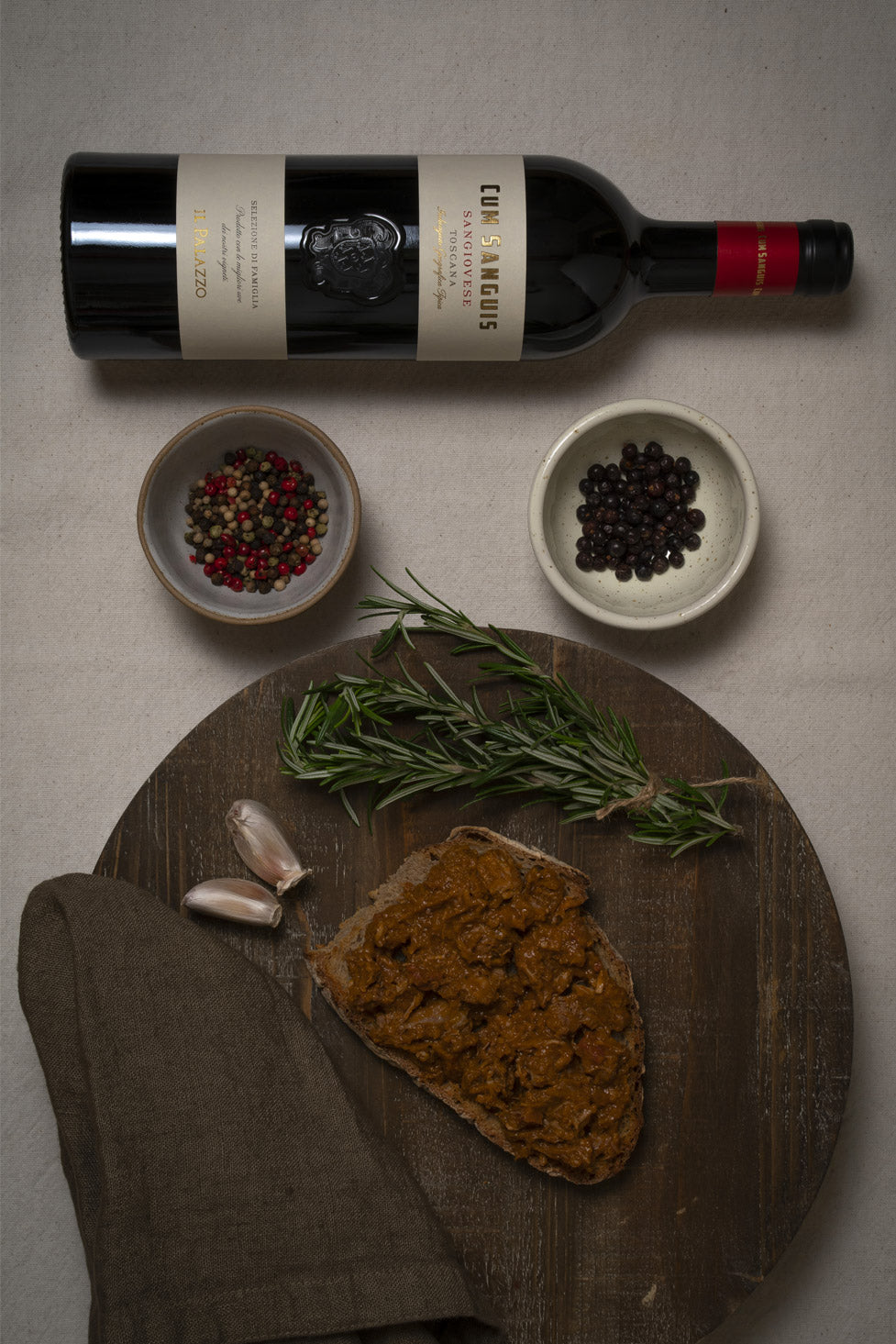 Il Palazzo Cum Sanguis with food pairing