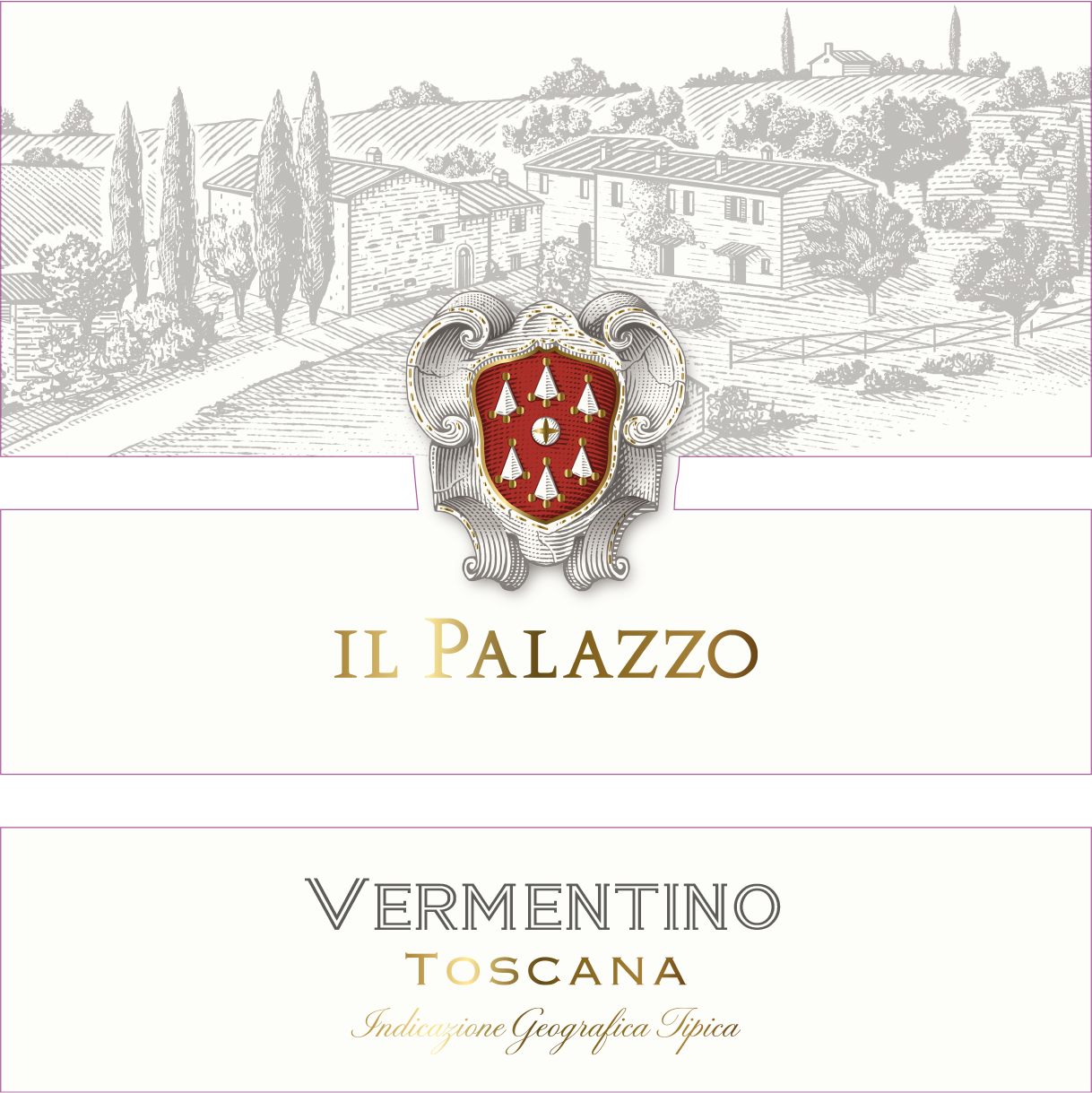 Il Palazzo Vermentino Wine Label