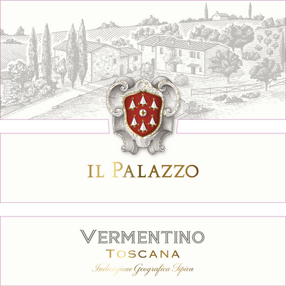Il Palazzo Vermentino Wine Label