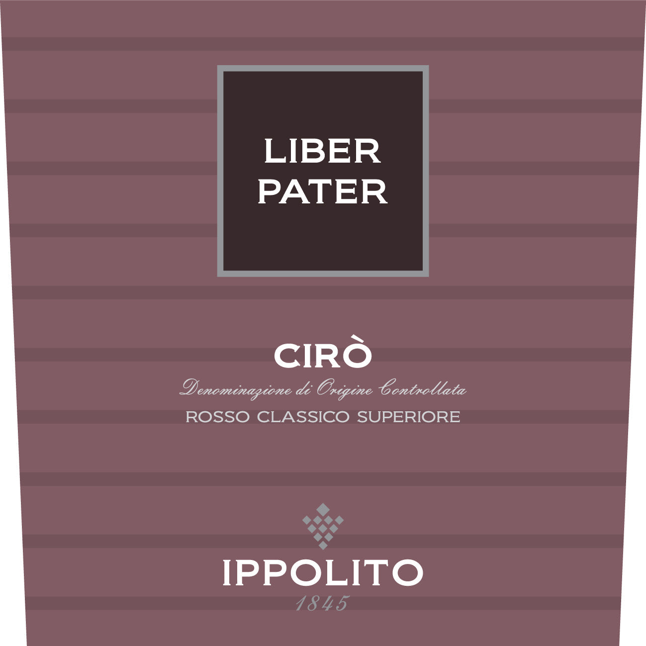 Ippolito Liber Pater Wine Label