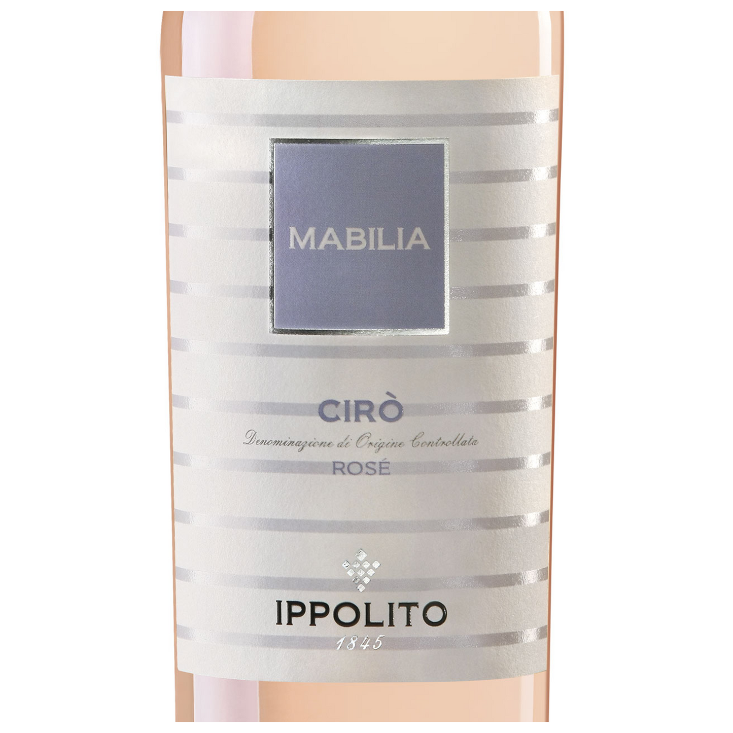 Ippolito Mabilia Wine Bottle Closeup