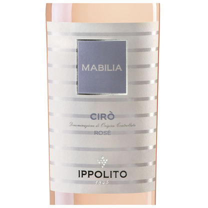 Ippolito Mabilia Wine Bottle Closeup