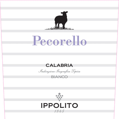 Ippolito Pecorello Wine Label