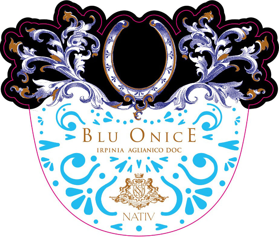 Nativ Blu Onice Wine Label