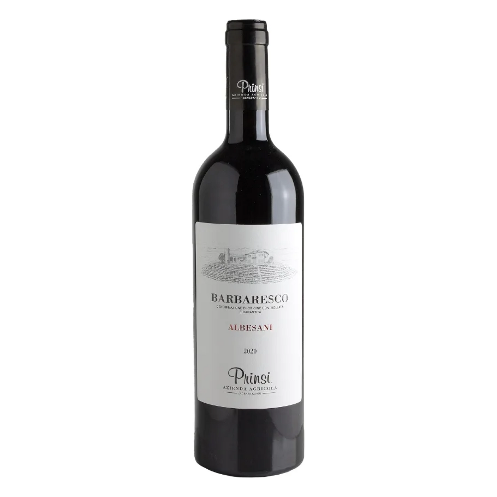 Prinsi Barbaresco Albesani Wine Bottle