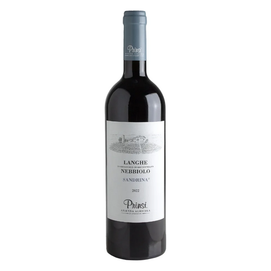 Prinsi Langhe Nebbiolo Sandrina Wine Bottle