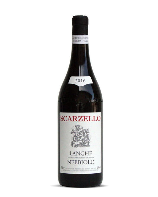Scarzello Langhe Nebbiolo Wine Bottle