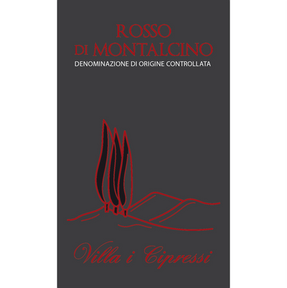 Villa i Cipressi Rosso di Montalcino Wine Label